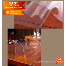 Films transparents et transparents en PVC souple et souple Rouleau pour table